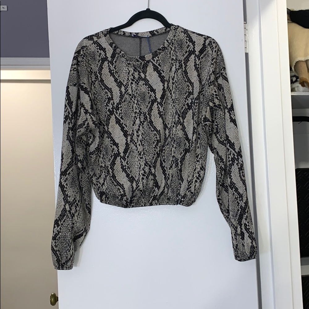 Snake skin sweater